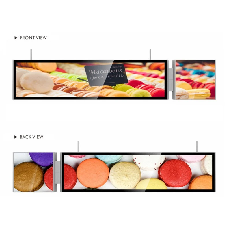 49 Inch LCD Bar Pantalla di Pantaya ku Kaha di Lus -dos Pantalla Konektá