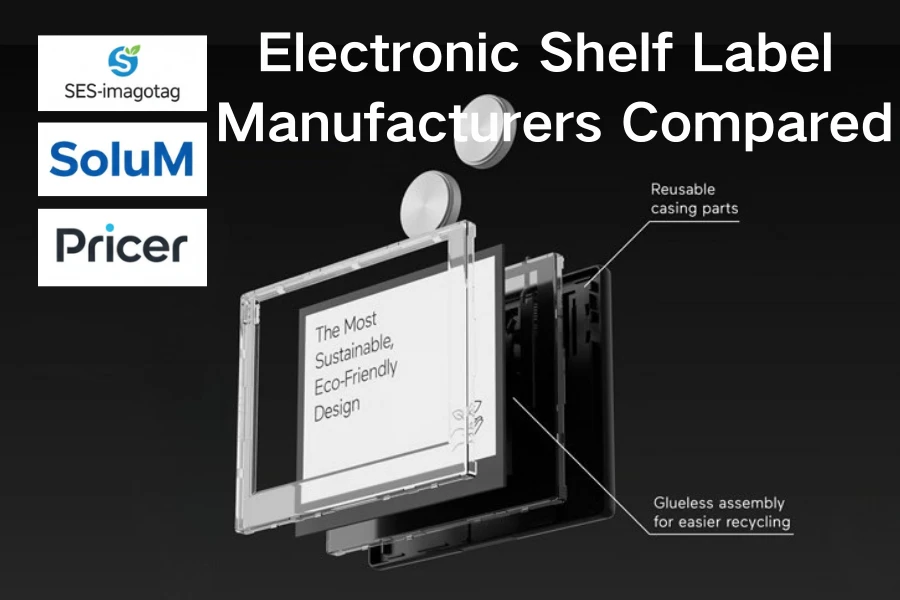 Fabrikantenan di Etiketa di Stènt Elektroniko Kompará: SES-imagotag vs SoluM ...